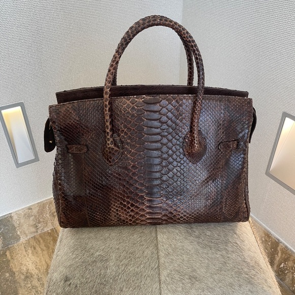 CASSINI FIRENZE JENNIFER TATTANELLI PHYTON HANDBAG - Picture 3 of 12